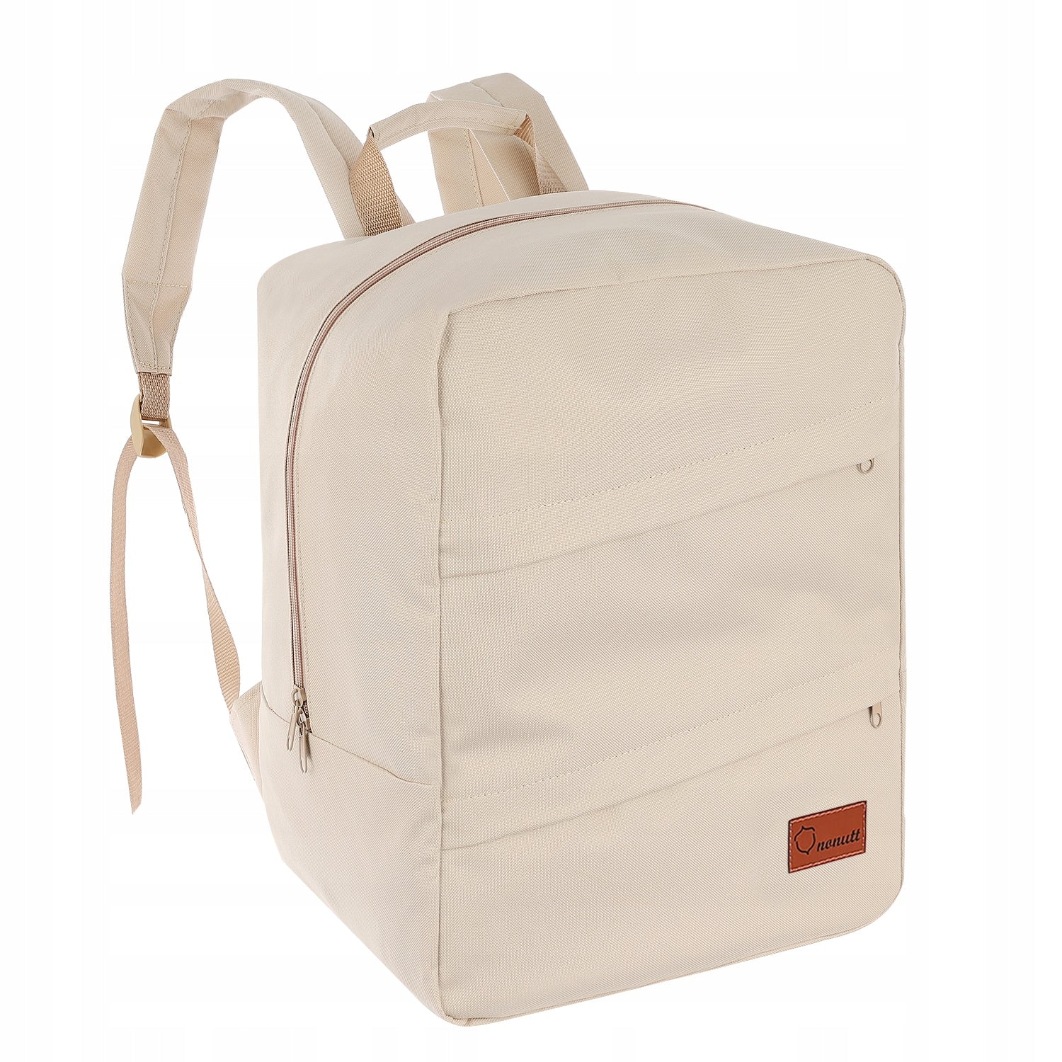 BACKPACK 40x30x20cm HAND LUGGAGE WIZZAIR RYANAIR BEIGE FOR AIRPLANE BEVELS Packaging status original
