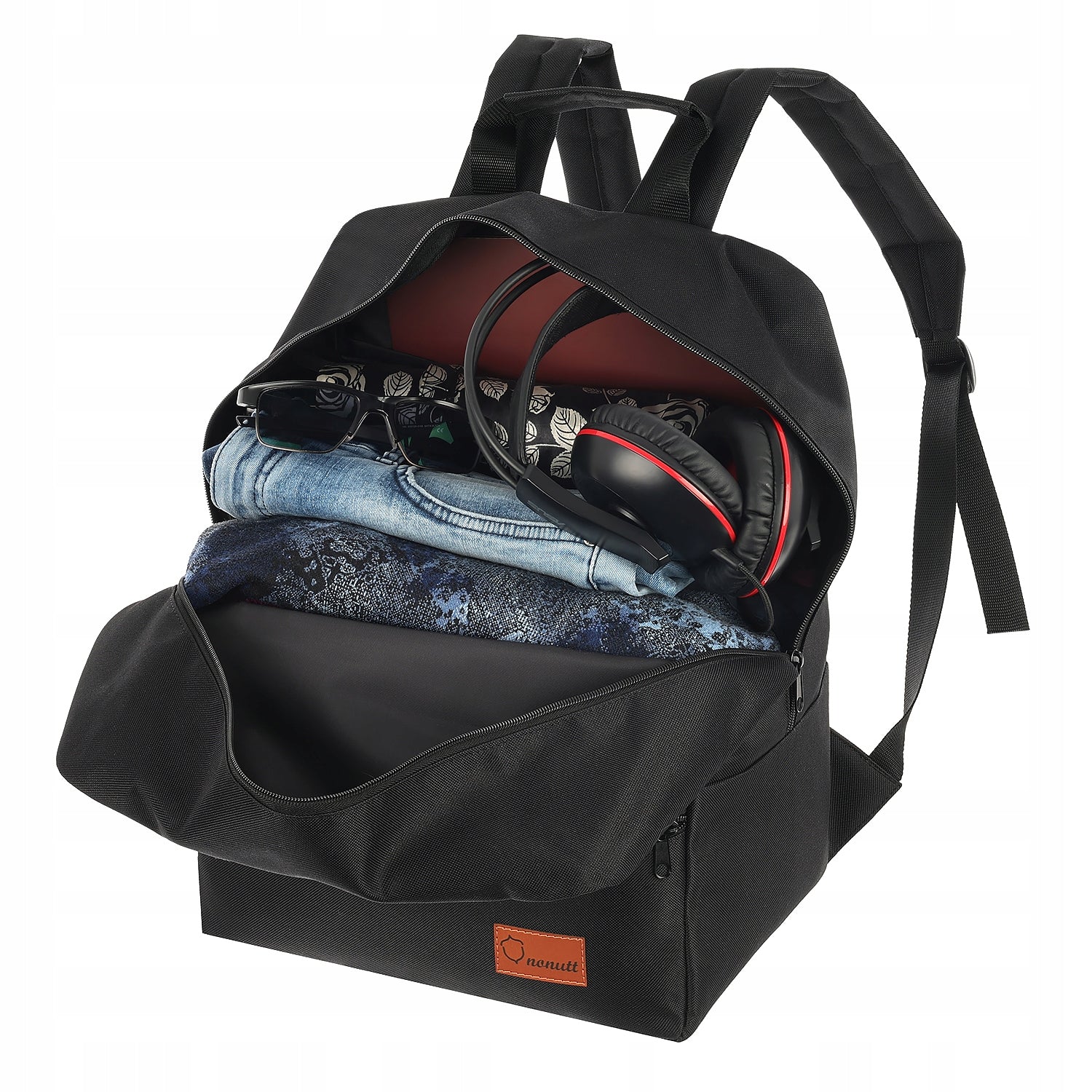 BACKPACK 40x30x20cm HAND LUGGAGE WIZZAIR RYANAIR BLACK FOR AIRPLANE BEVELS Manufacturer code PDS-WIZZ-BEZ_40X30X20