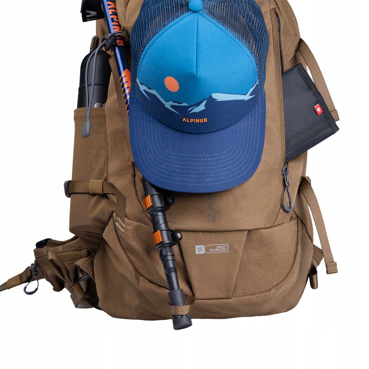 BACKPACK ALPINUS IN THE CITY MOUNTAINS 28 L TOURIST FOR OLIVE BIKE MALLCU Brand Alpinus