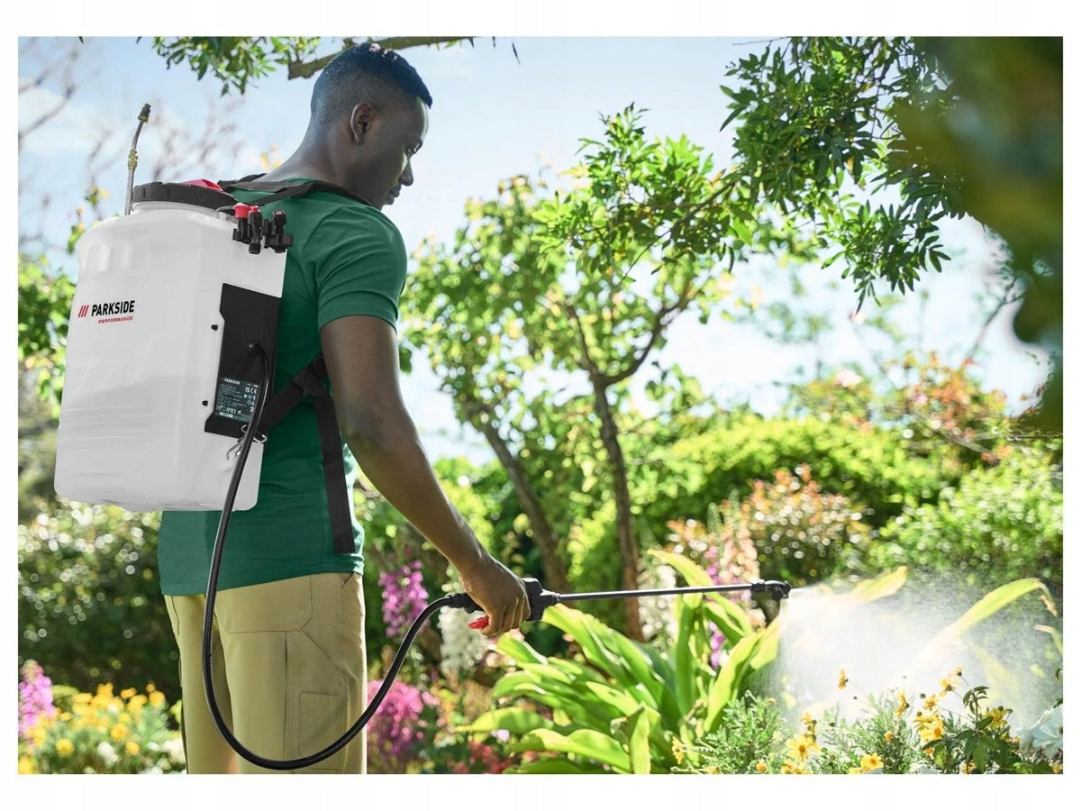 BACKPACK BATTERY SPRAYER PARKSIDE PPARDS 20V 16L 4 NOZZLES 2xLANCA Brand Parkside