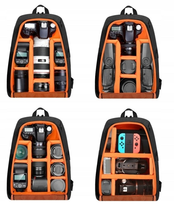 BACKPACK CAMERA BAG CANON NIKON SONY LAPTOP CAMERA GOPRO Packaging status original