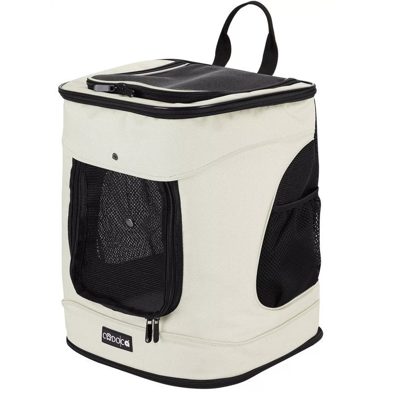 BACKPACK CARRY BAG FOR CAT DOG CREAM