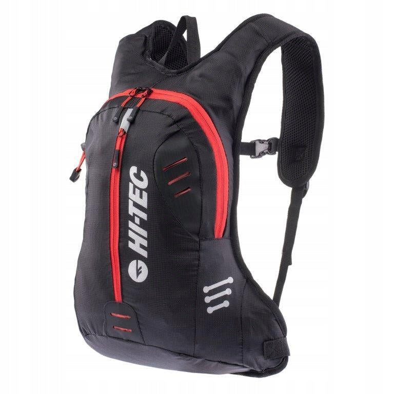 BACKPACK HI-TEC IVO BLACK FOR BIKE RUNNING SKIS 6L SPORTS