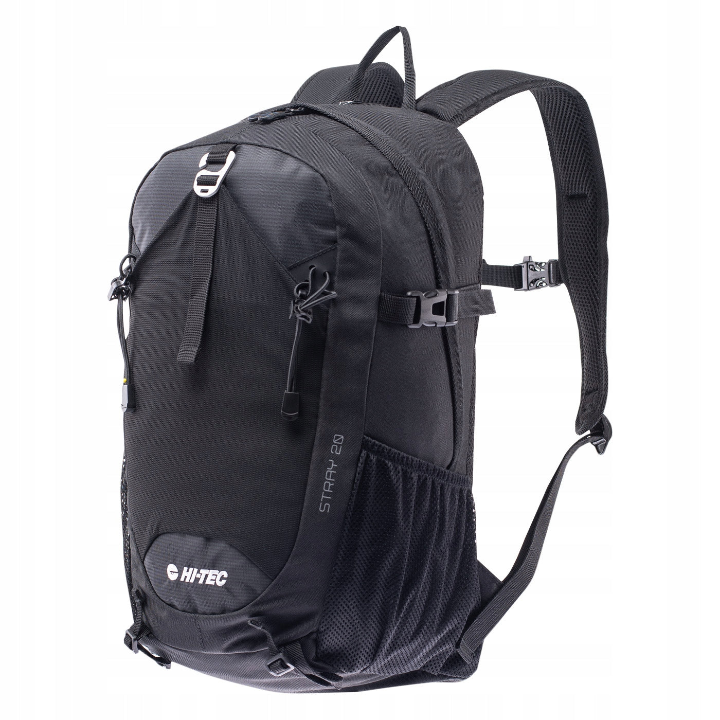 BACKPACK HI-TEC STRAY BLACK TREKKING 20 L HIKING