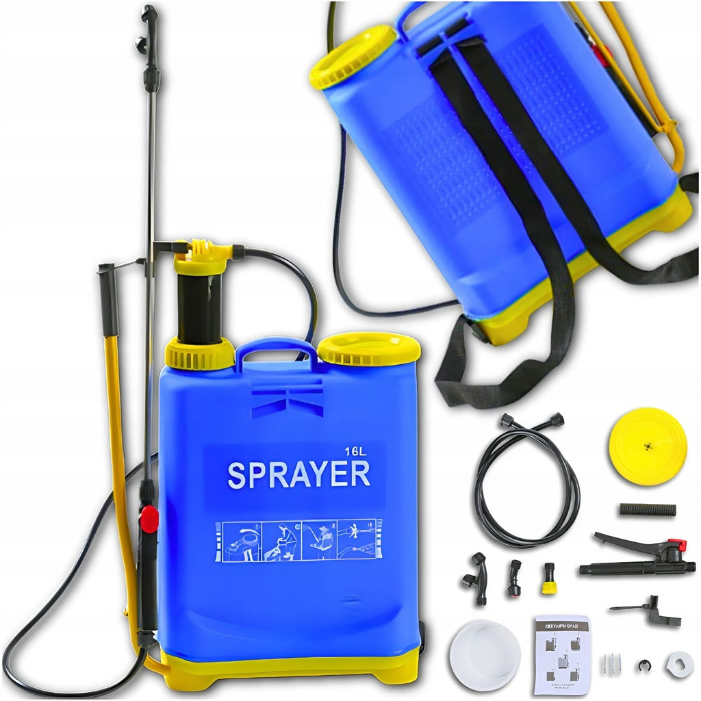 BACKPACK PRESSURE SPRAYER PRO 16L LONG LANCE 100cm DURABLE