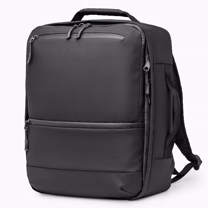 BACKPACK PUCCINI HAND LUGGAGE LAPTOP JETZY 40x30x18 PM90361-1 BLACK
