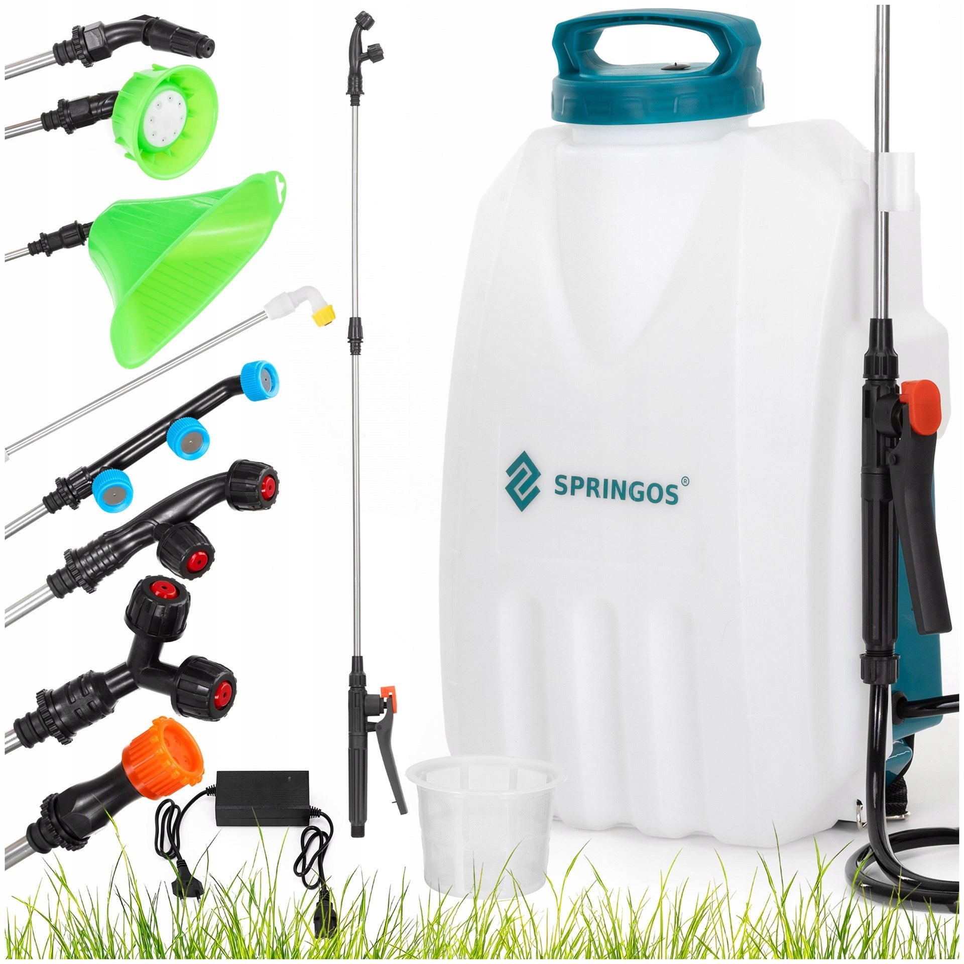 BACKPACK SPRAYER 12V ELECTRIC 12L PRESSURE GARDEN+6 NOZZLES STRONG Maximum pressure 4 bar