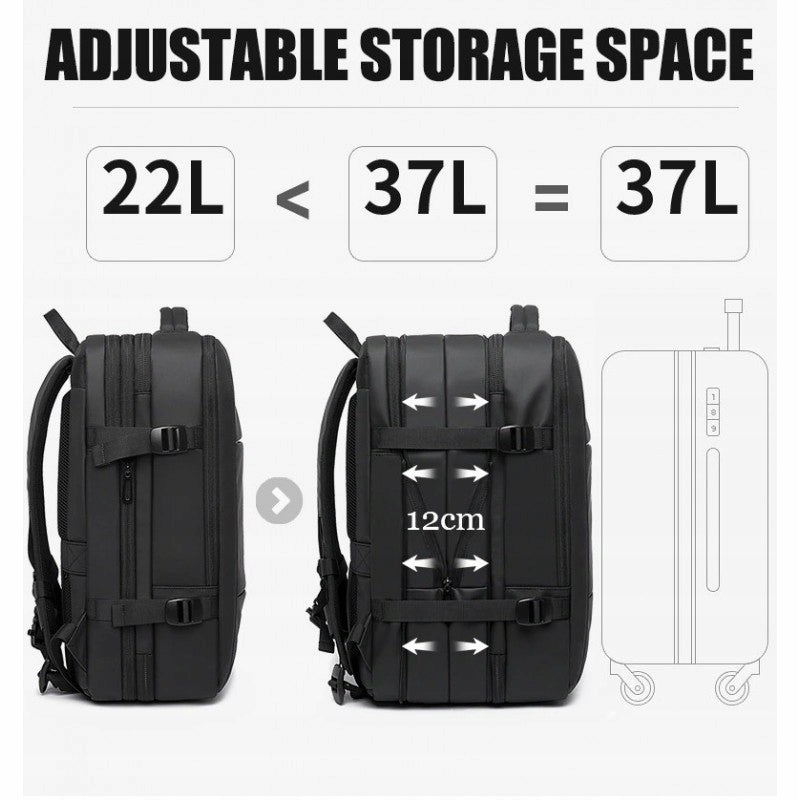 BACKPACK SUITCASE 2in1 BANGE for LAPTOP EXPANDABLE FOR AIRPLANE Brand Bange