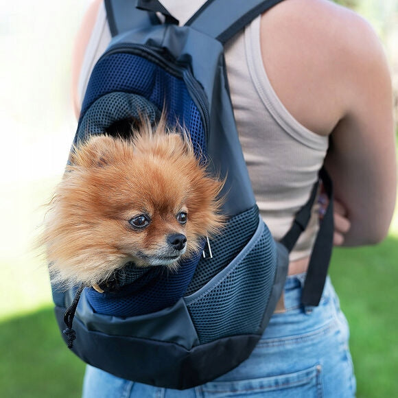 BACKPACK TRANSPORTER FOR CAT DOG 30x24x33 HARNESS CARABINER Brand Activ Pet