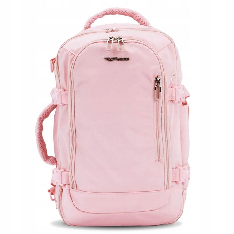 BACKPACK WINGS HAND LUGGAGE 40x25x15 21L SKY001 LIGHT PINK