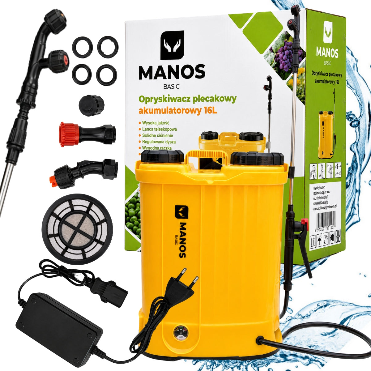 BACKPACK sprayer BASIC MANOS 12L lance 45 – 80cm