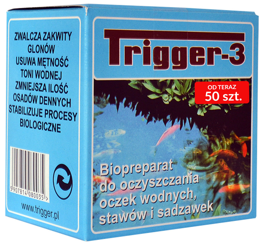 BACTERIA FOR EYE TRIGGER -3 50 sachets | POND Algae GREEN WATER Purpose others water purification water clarification against algae sediment reduction