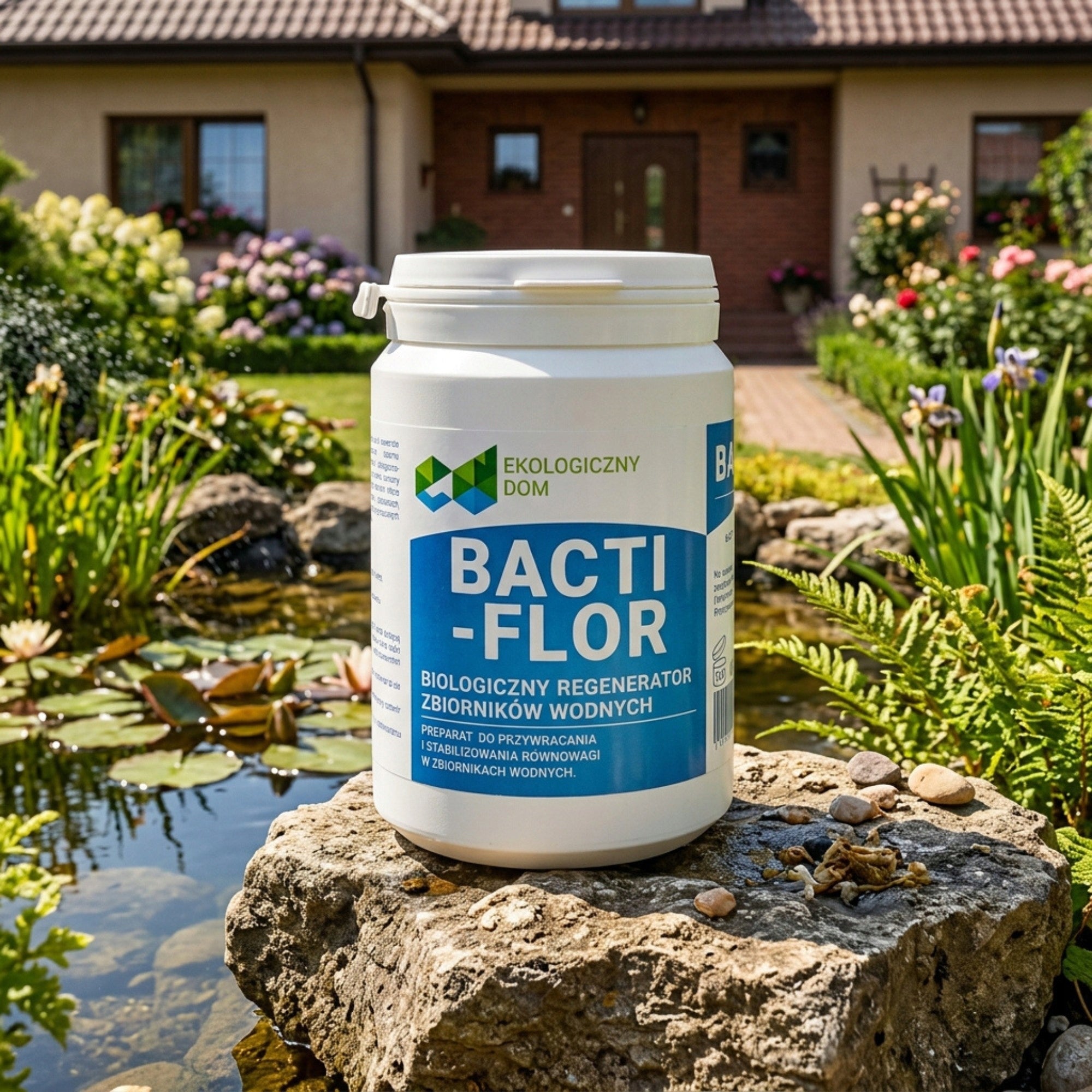 BACTERIA FOR POND Biological Joint Mesh Regenerator Bacti-Flor 500g 20m3 Volume 0.5 l