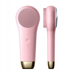 BAFFS Sonic toothbrush for face with powder pink phototherapy function