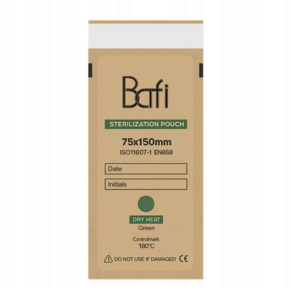 BAFI Sterilizační sáčky 75x150 mm, 100 ks