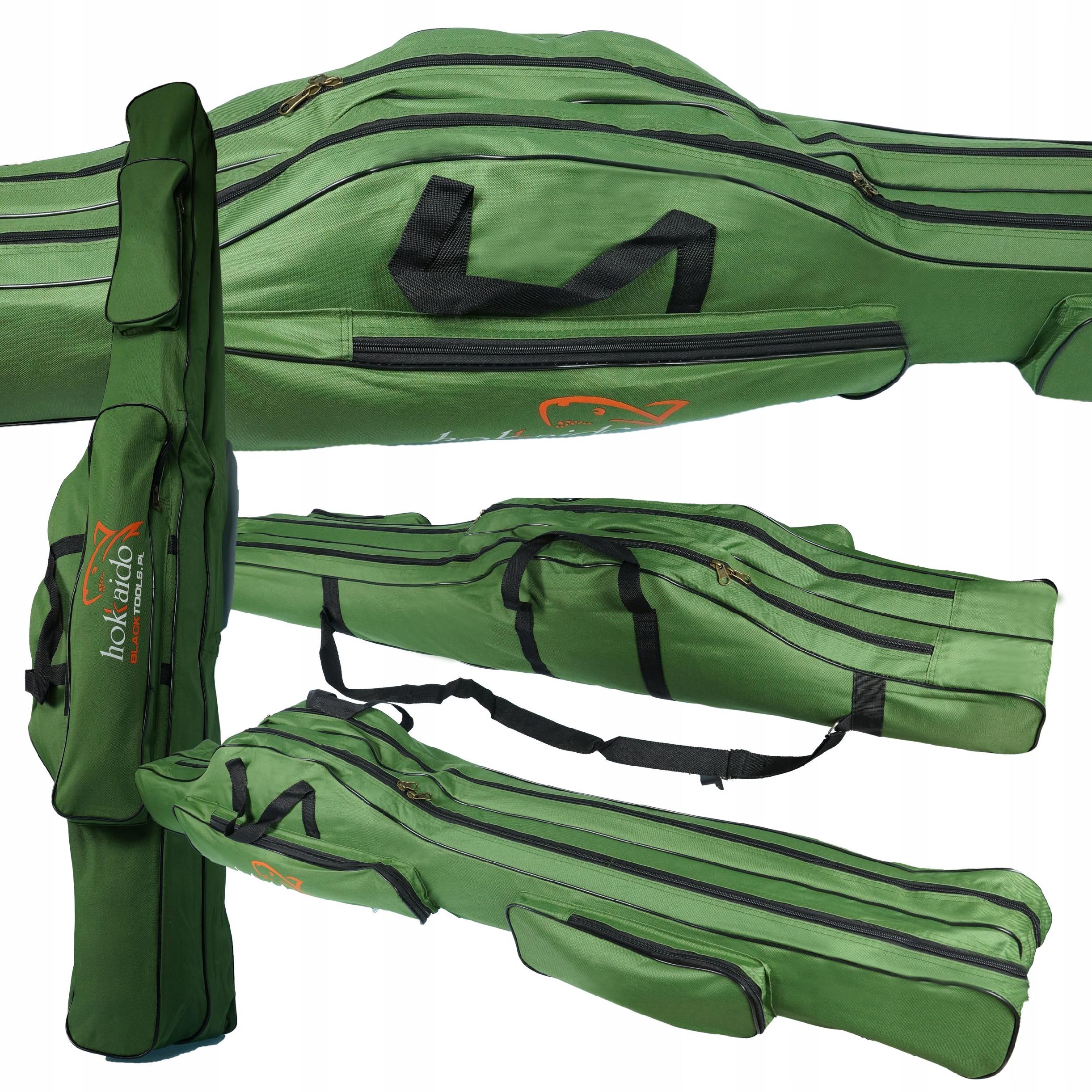 BAG COVER FISHING ROD 2+2 chambers 130cm HOKKAIDO FOR ANGLER