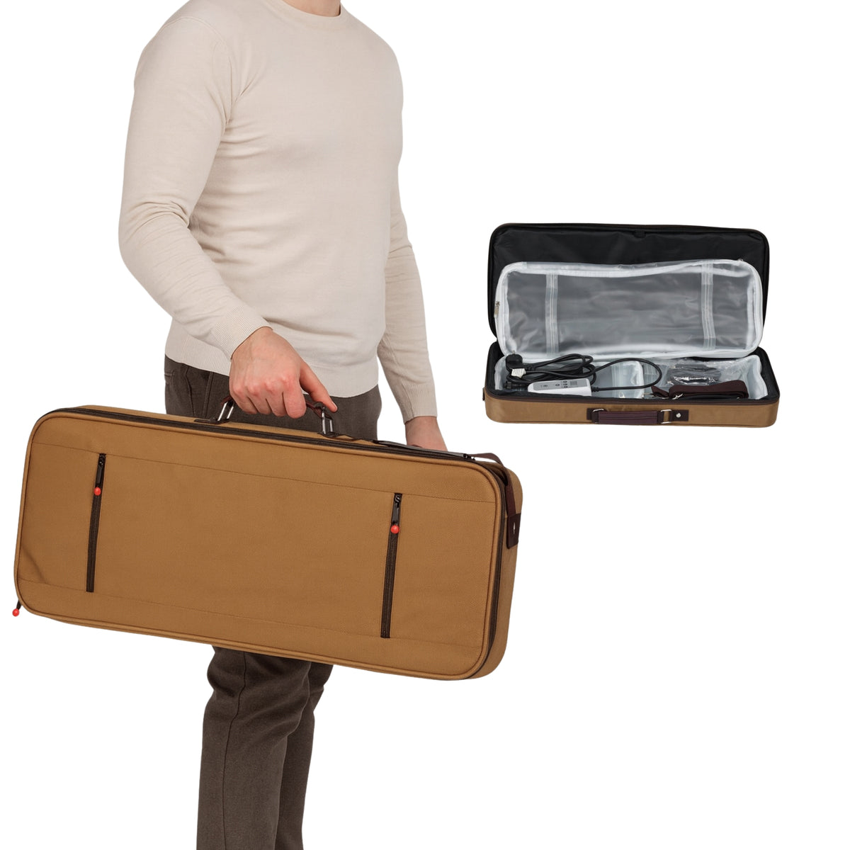BAG FOR HEATING STONES AND BAMBOOS LIGHT MOBILE SAFE
