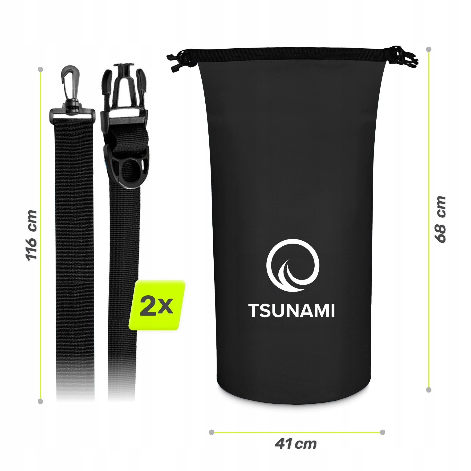 BAG WATERPROOF ADJUSTABLE STRAP HANDLE PROTECTION AGAINST GETTING WET 30L EAN (GTIN) 5907739312884