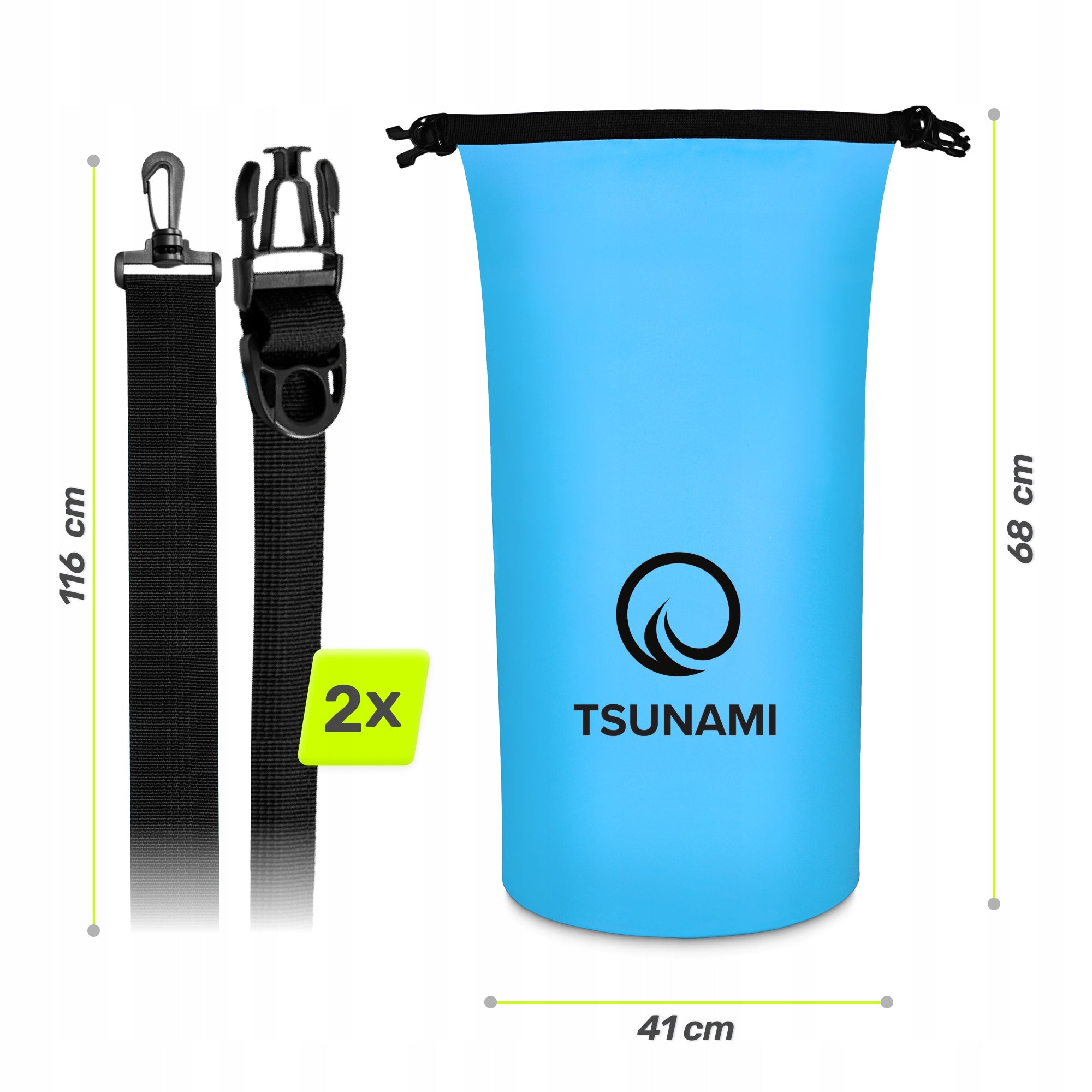 BAG WATERPROOF PROTECTION AGAINST GETTING WET ADJUSTABLE STRAP HANDLE 30L EAN (GTIN) 5907739313270