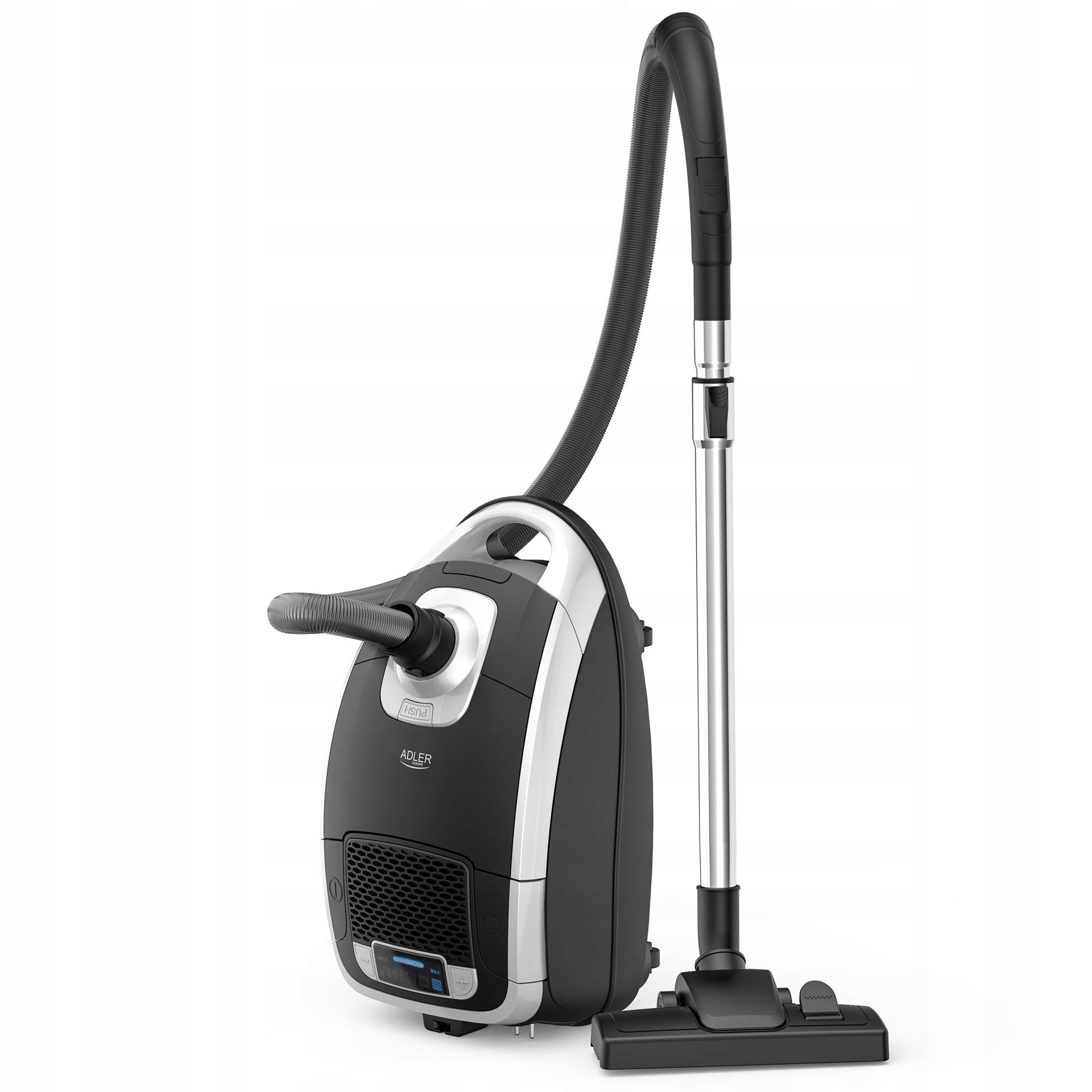 BAGGED VACUUM CLEANER QUIET 18 kPa 3200W EPA 5 PROGRAMS RUBBER WHEELS PARQUET Packaging status original
