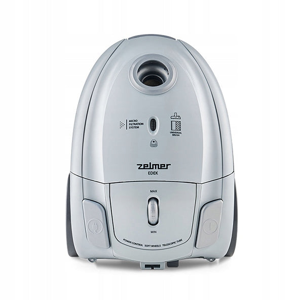 BAGGED VACUUM CLEANER ZELMER EDEK ZVC251 UNIVERSAL BRUSH 2in1 ECO 800W Dominant color silver/gray