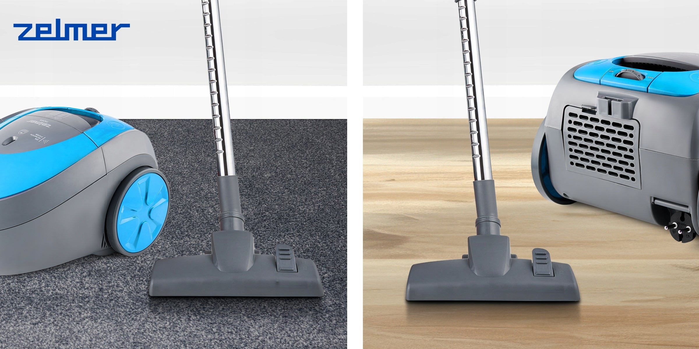 BAGGED VACUUM CLEANER ZELMER TADEK TRADITIONAL WITH TURBO BRUSH FILTER ECO 800W Vacuum cleaner type bag