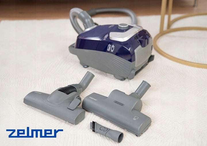 BAGGED VACUUM CLEANER ZELMER TOMEK TRADITIONAL HEPA FILTER ULTRA QUIET 64dB 800W Brand Zelmer
