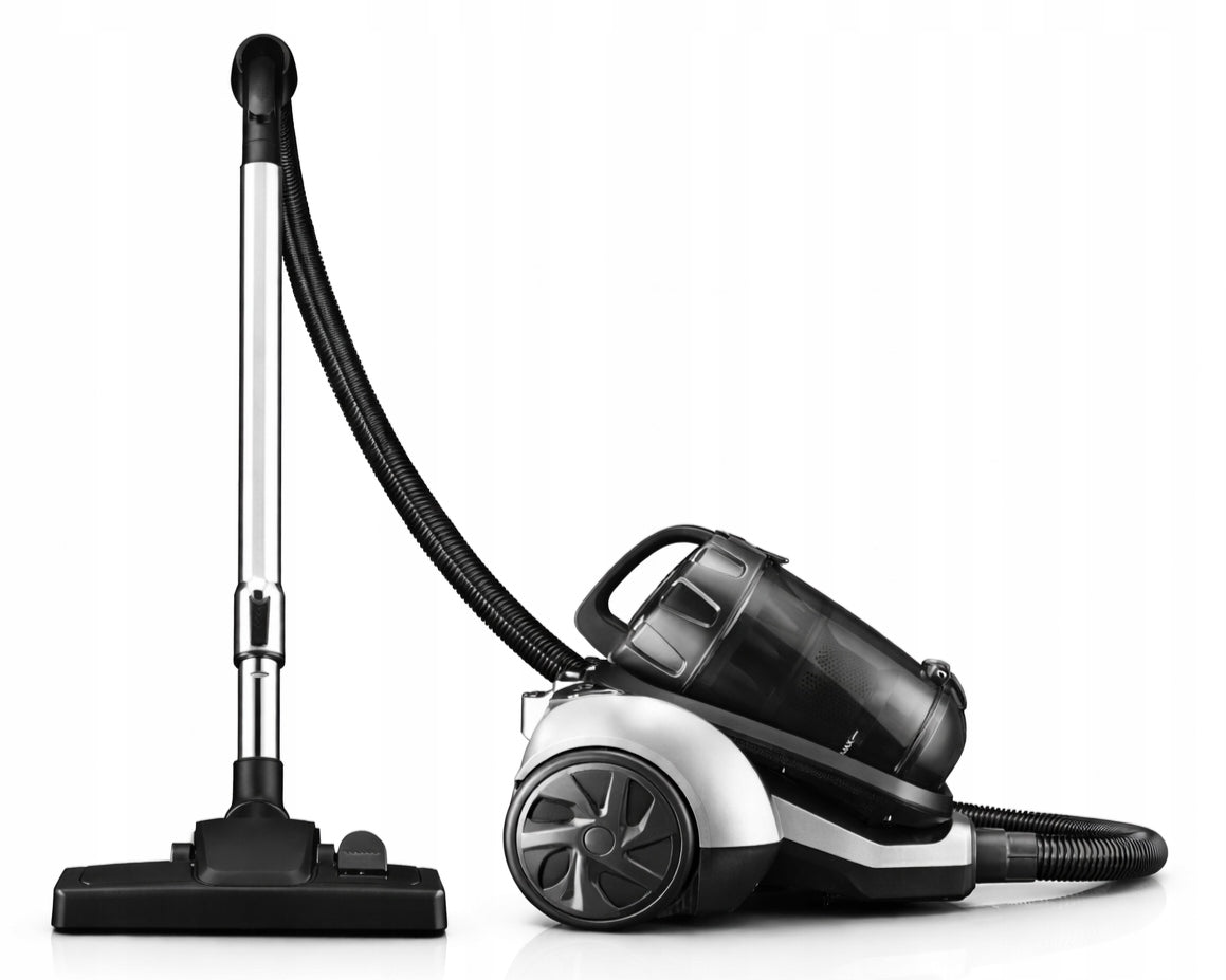 BAGLESS CYCLONE VACUUM CLEANER KERCH DELTA 4000W 3L +TURBO BRUSH Dominant color silver/gray