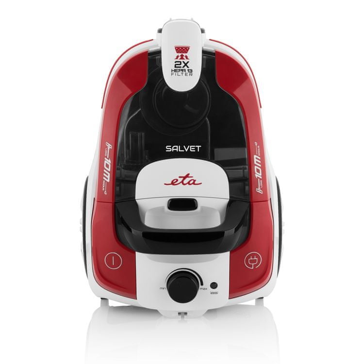 BAGLESS CYCLONE VACUUM CLEANER POWERFUL TRADITIONAL HEPA x2 ETA SALVET Brand ETA
