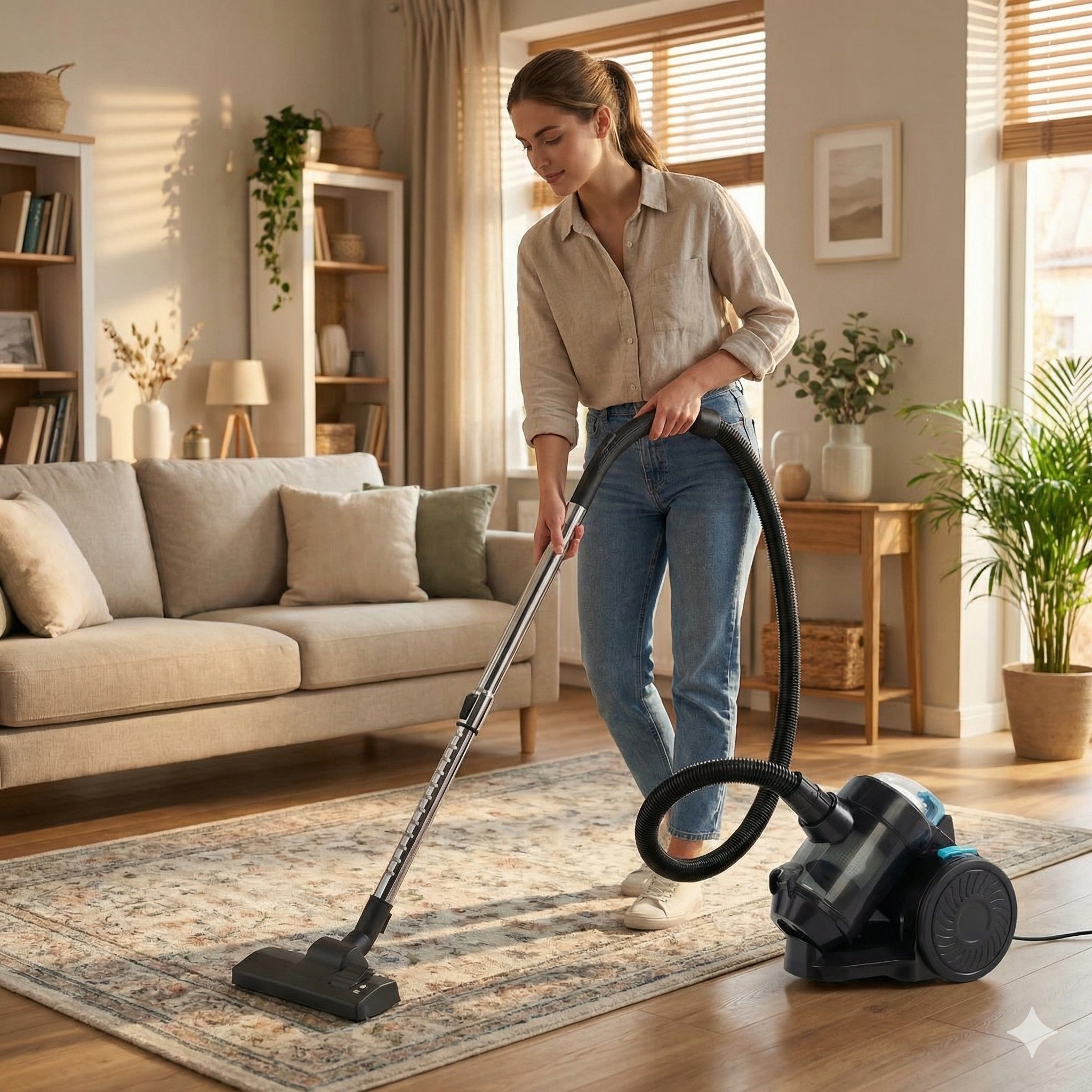 BAGLESS HOUSEHOLD CYCLONE VACUUM CLEANER 2L 800W HEPA FILTER QUIET COMPACT Vacuum cleaner type bagless
