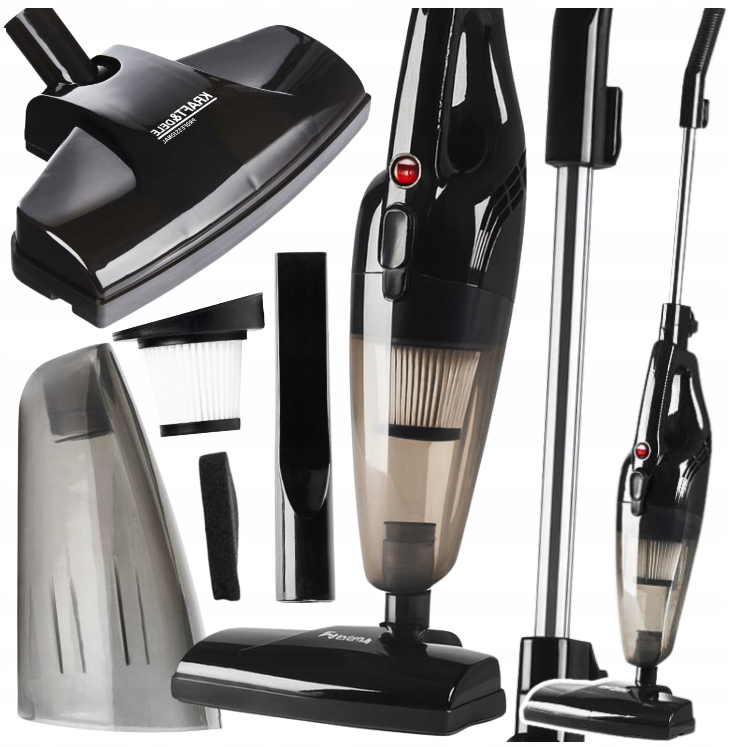 BAGLESS UPRIGHT VACUUM CLEANER STRONG HANDHELD LIGHTWEIGHT WIRED FILTER 1000W 2IN1