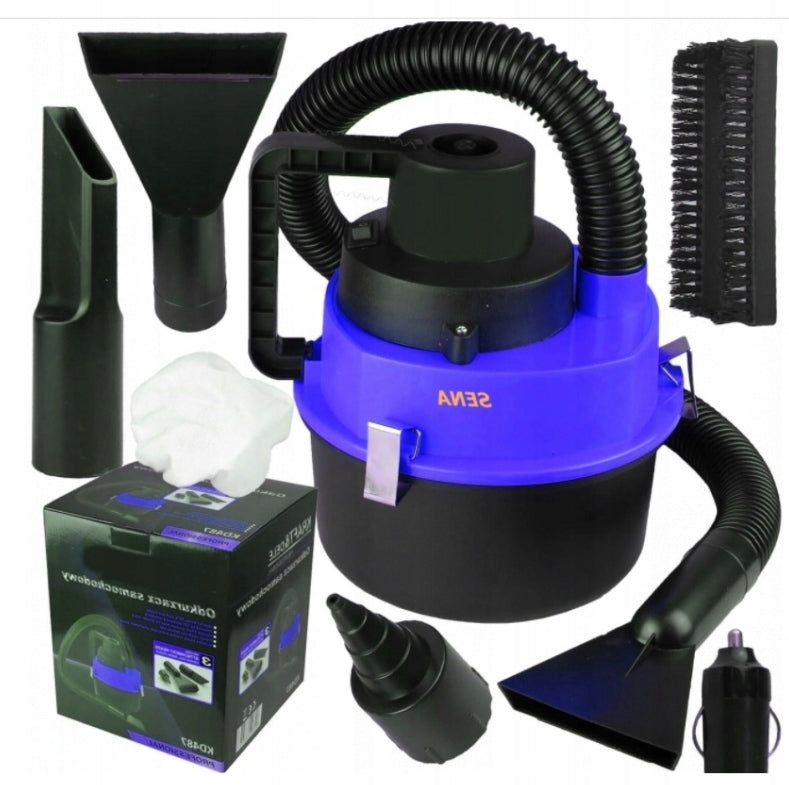 BAGLESS VACUUM CLEANER 150W 12V WET/DRY +CAR BLOWER Powerful motor