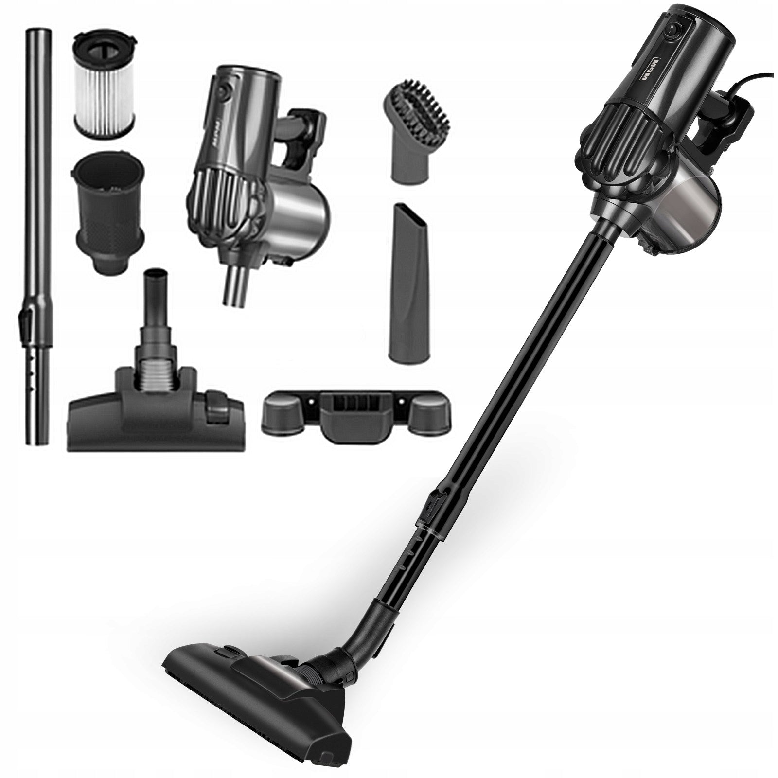 BAGLESS VACUUM CLEANER 600W 2IN1 LIGHTWEIGHT STRONG 7M MPM MOD-74