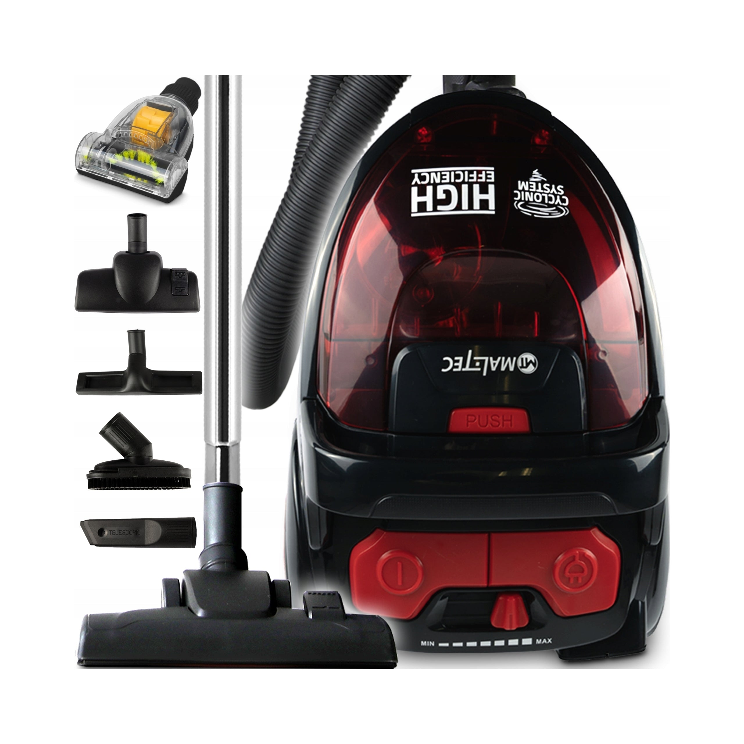 BAGLESS VACUUM CLEANER CYCLONE HOME HEPA TURBO BRUSH LIGHT POWERFUL 4200W