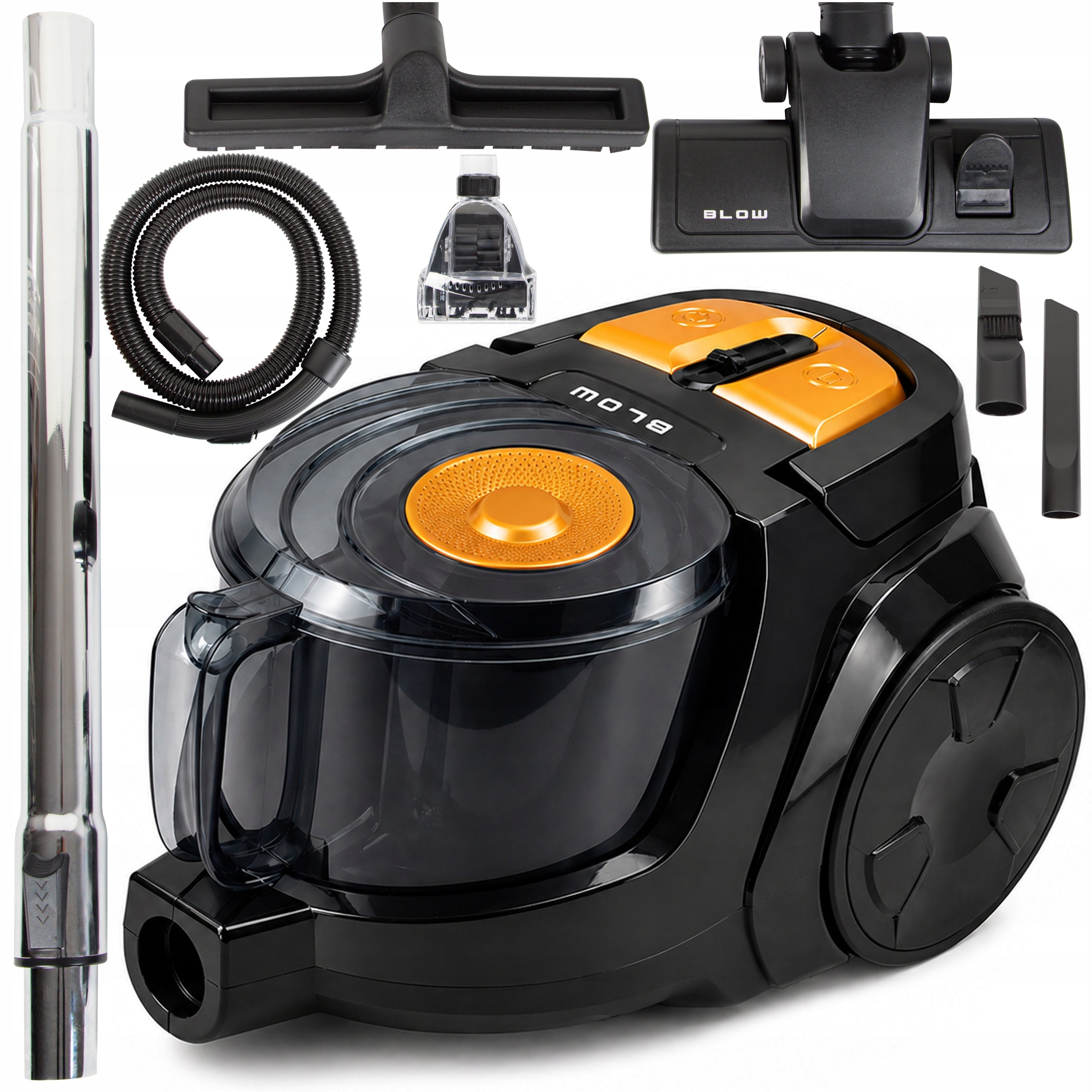 BAGLESS VACUUM CLEANER CYCLONE HOME POWERFUL FILTER HEPA TURBO BRUSH LIGHT