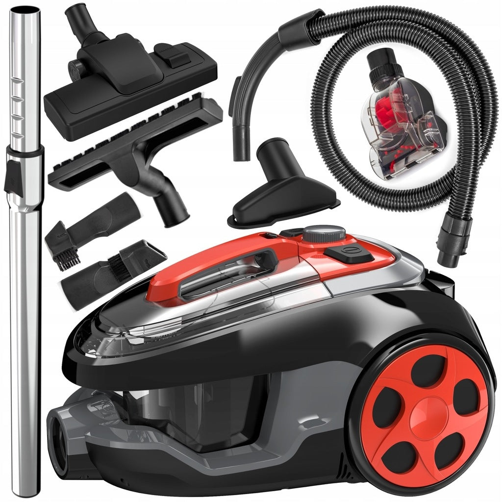 BAGLESS VACUUM CLEANER LEHMANN TYPHOON 4000W WITH TURBO BRUSH HEPA