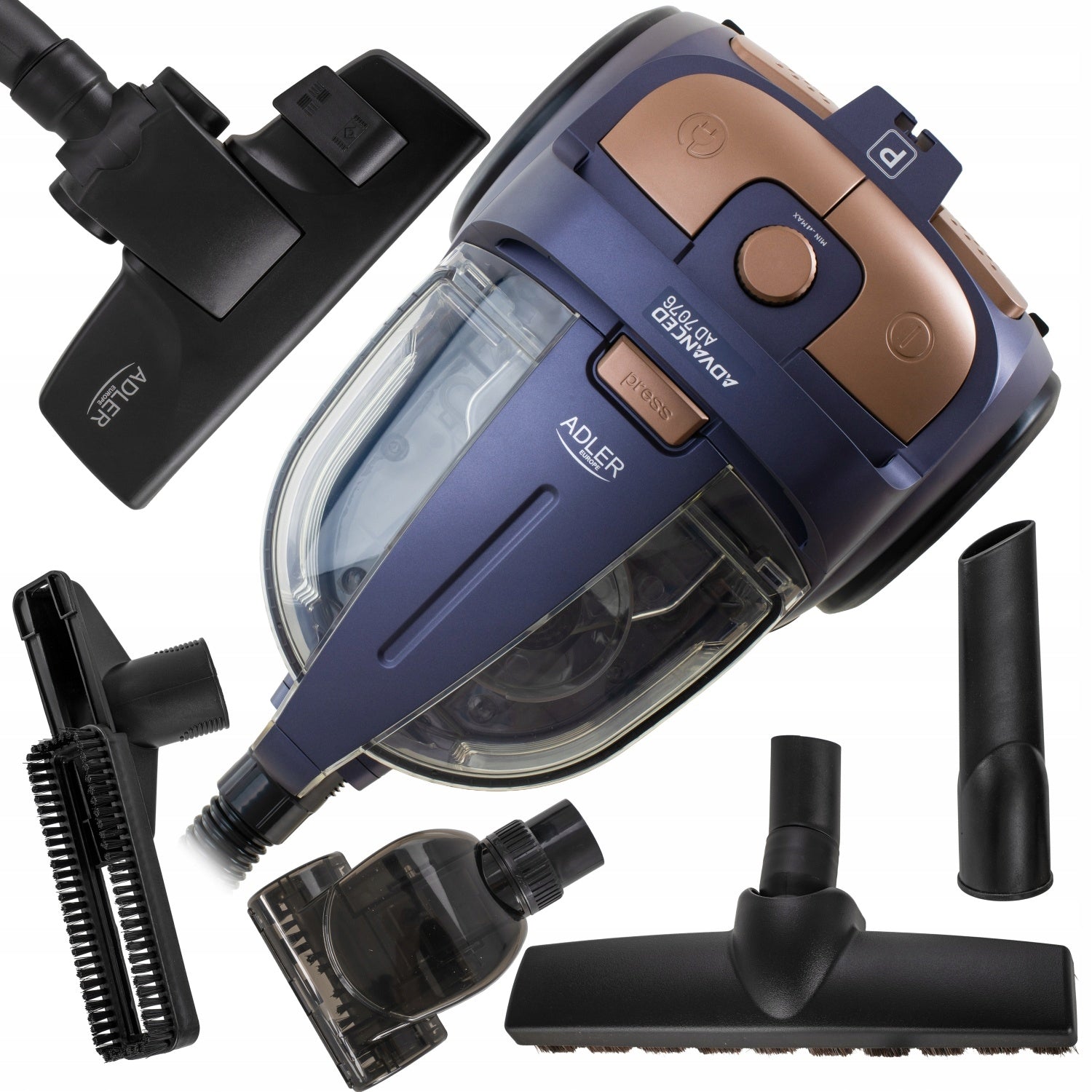 BAGLESS VACUUM CLEANER POWERFUL CYCLONE TRADITIONAL 3000W SILENT POWER REGULATION Packaging status original