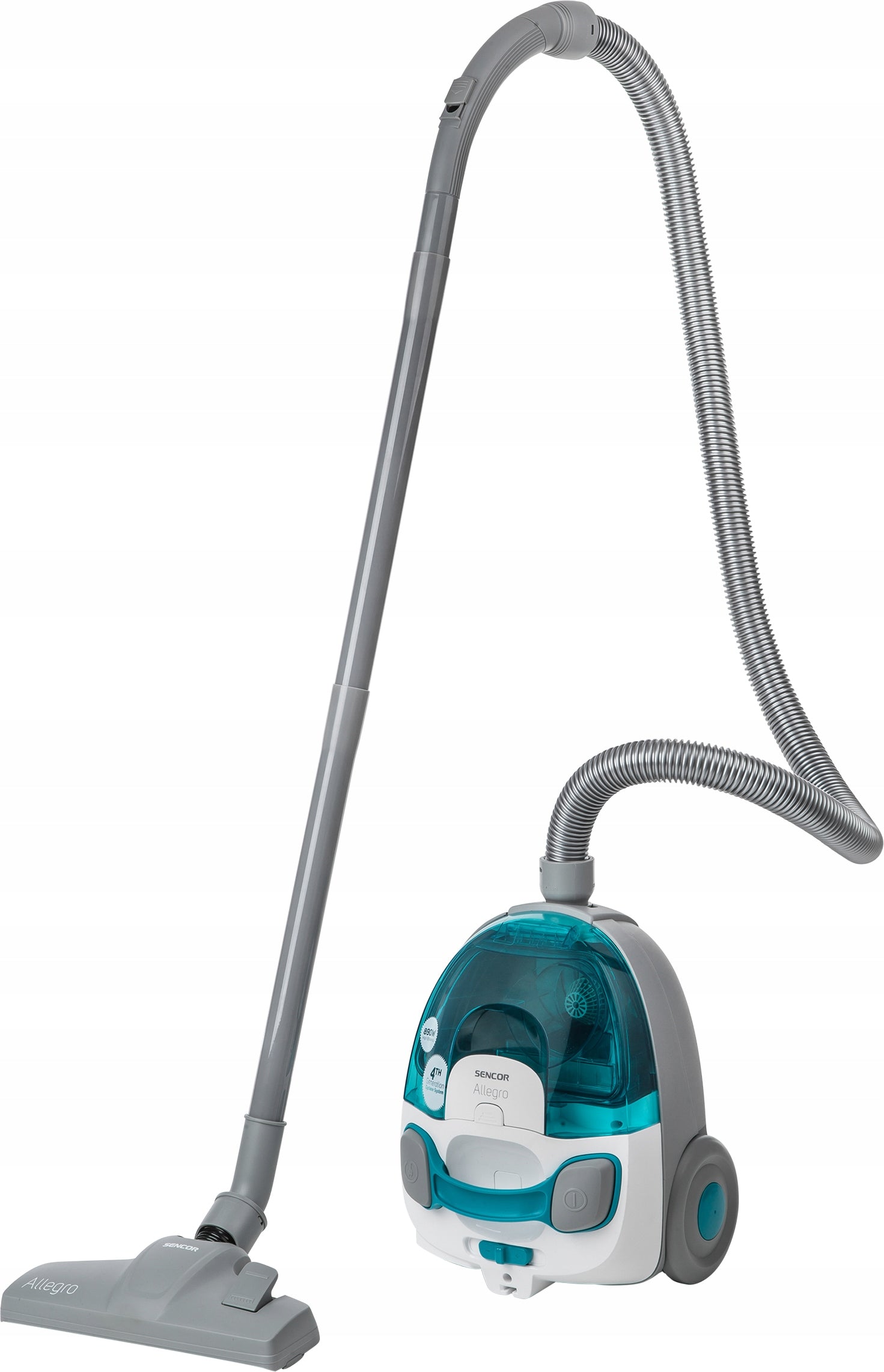 BAGLESS VACUUM CLEANER TRADITIONAL SENCOR SVC 511TQ 890W FILTER HEPA ACCESSORIES Packaging status original
