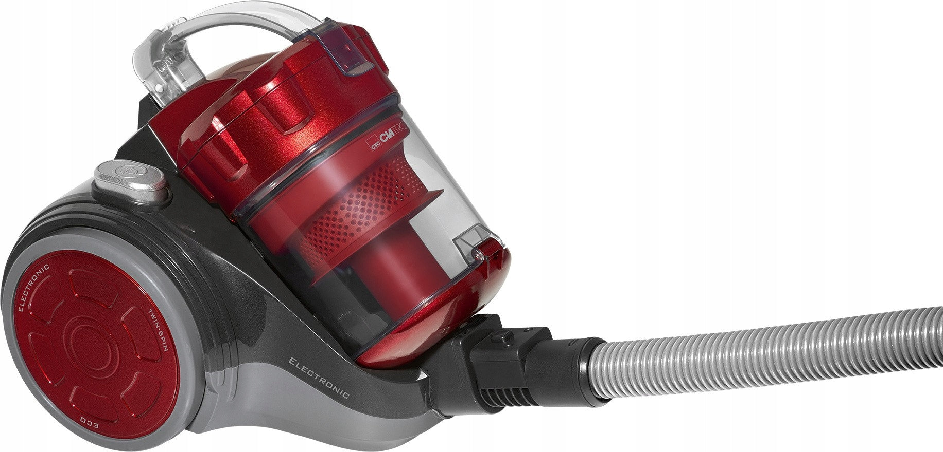 BAGLESS VACUUM CLEANER WITH HIGH SUCTION POWER CLATRONIC BS RED Dominant color red