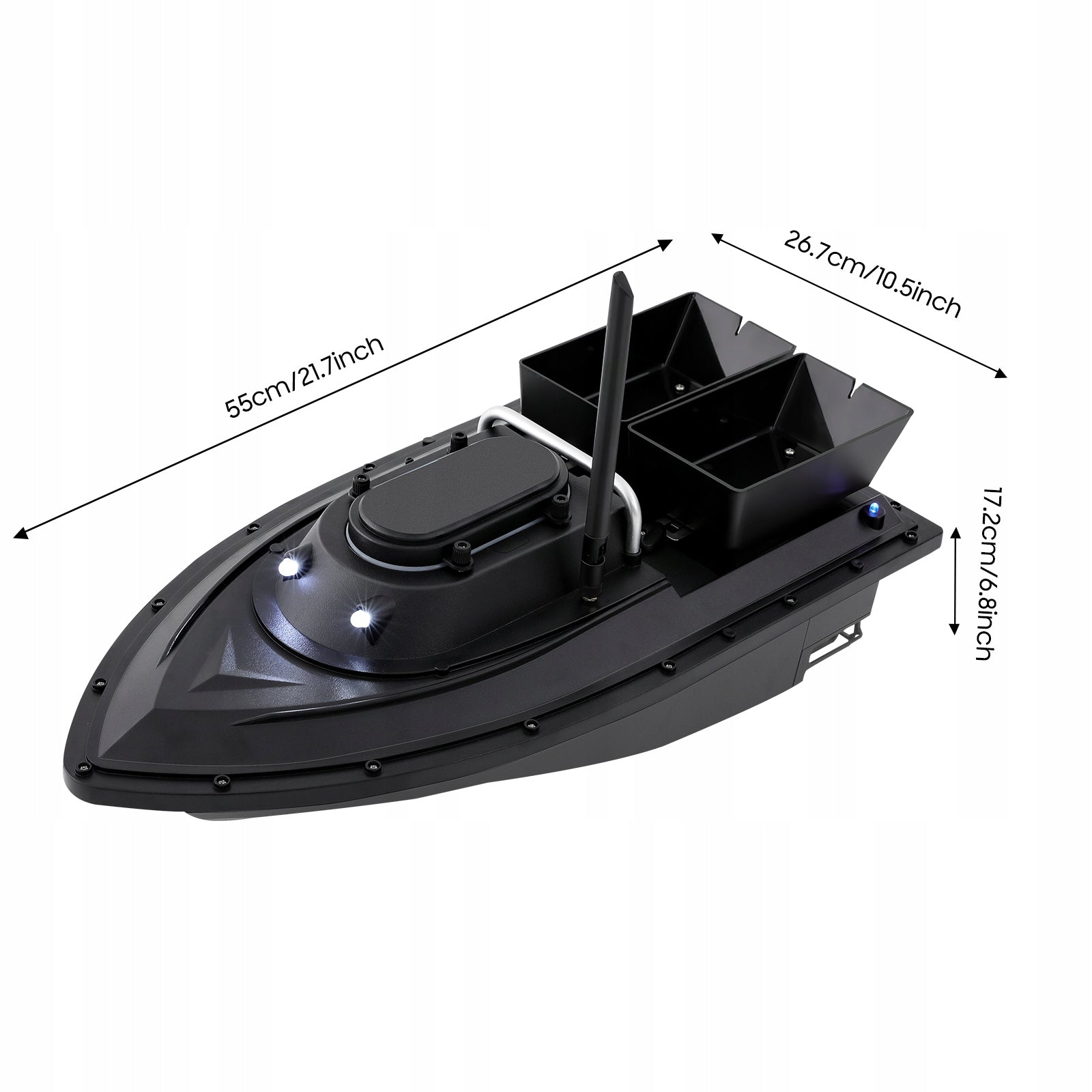 BAIT BOAT FISHING BOAT WITH BAIT 2 CHAMBERS Manufacturer code 857394