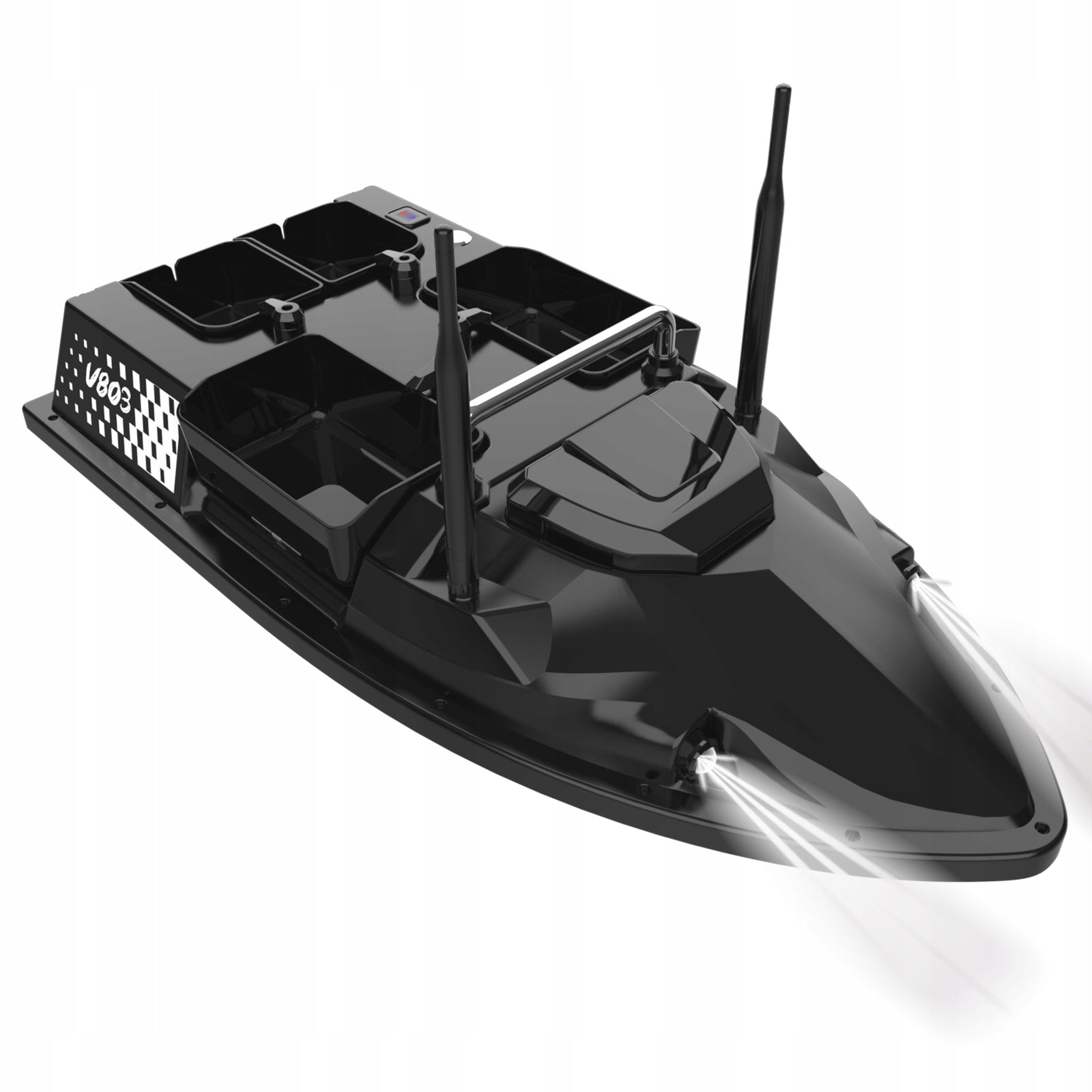 BAIT BOAT FLYTEC V803 4X FEEDERS 2XAKU 18000mAh GPS Manufacturer code V803 GPS