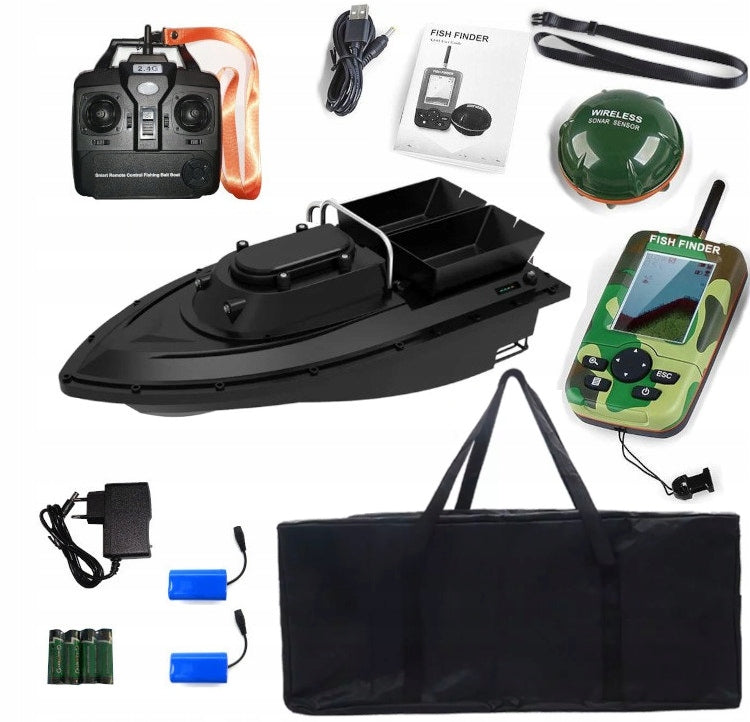 BAIT BOAT PROFESSIONAL XXL 2 BATTERIES SONAR