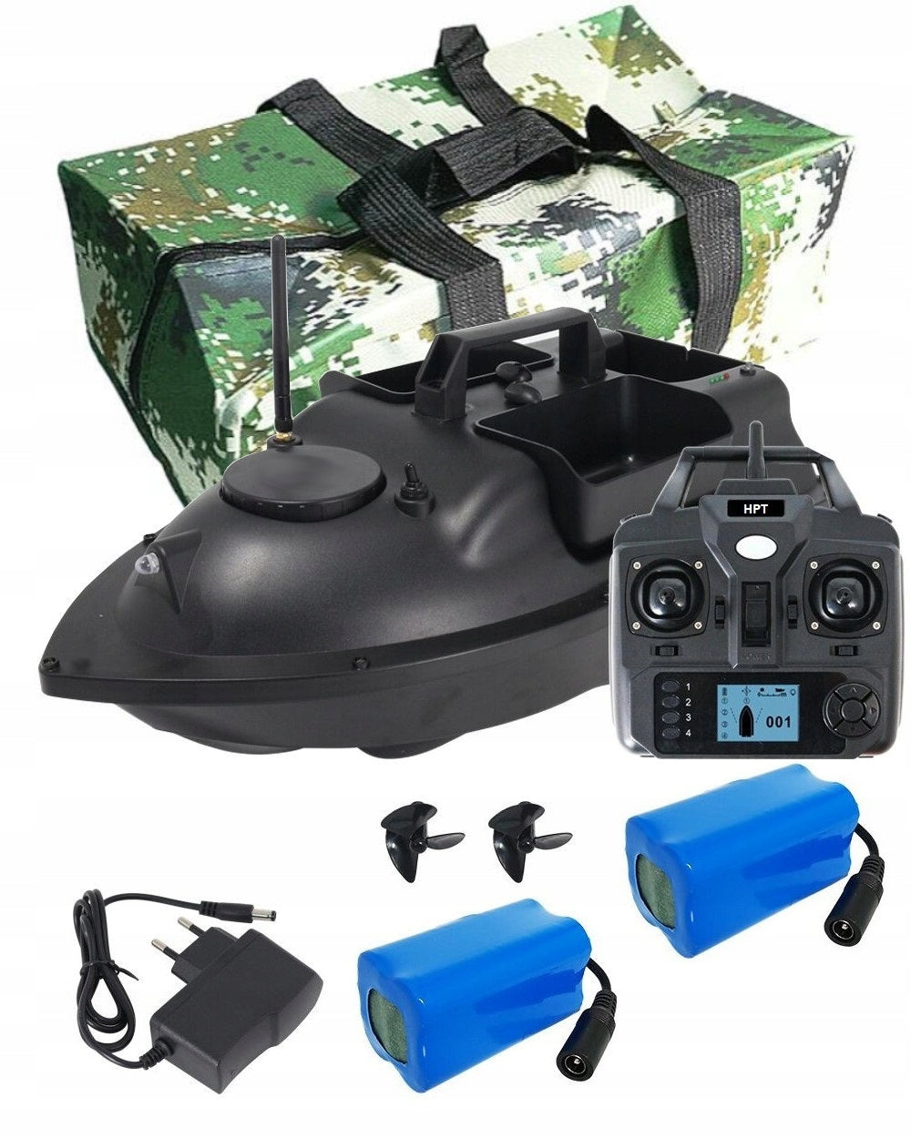 BAIT BOAT V010 2 BATTERIES 16PKT.GPS BAG