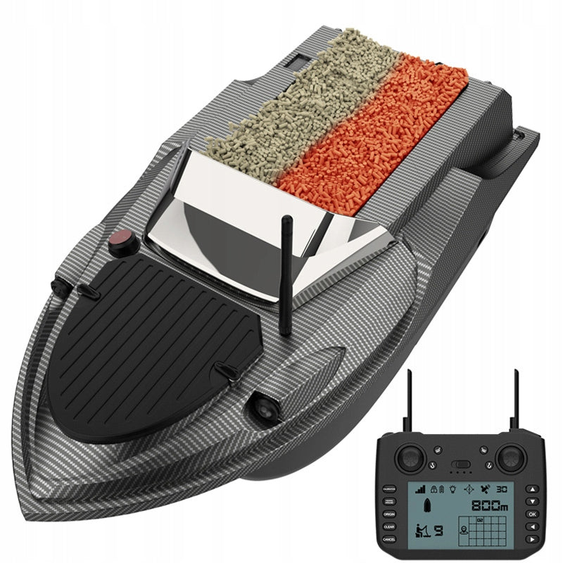 BAIT BOAT WITH GPS FLYTEC V080 800M 3 KG LOAD CAPACITY BOAT AUTOPILOT BAG Packaging status original