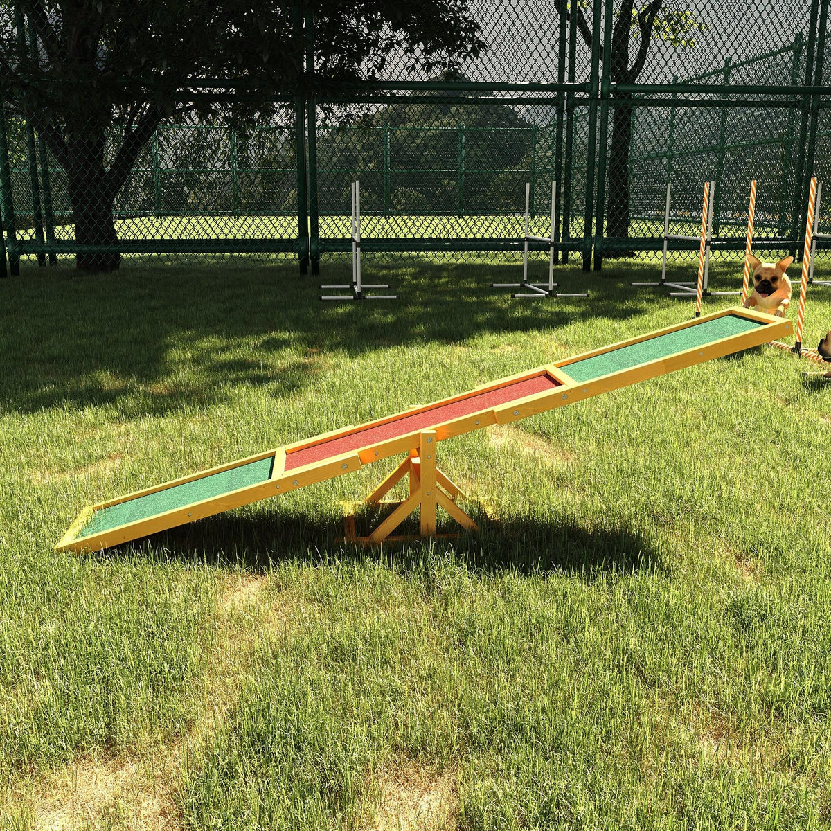 BALANCES AGILITY SWING AGILITY RAMP OBSTACLE FOR DOG Brand PawHut