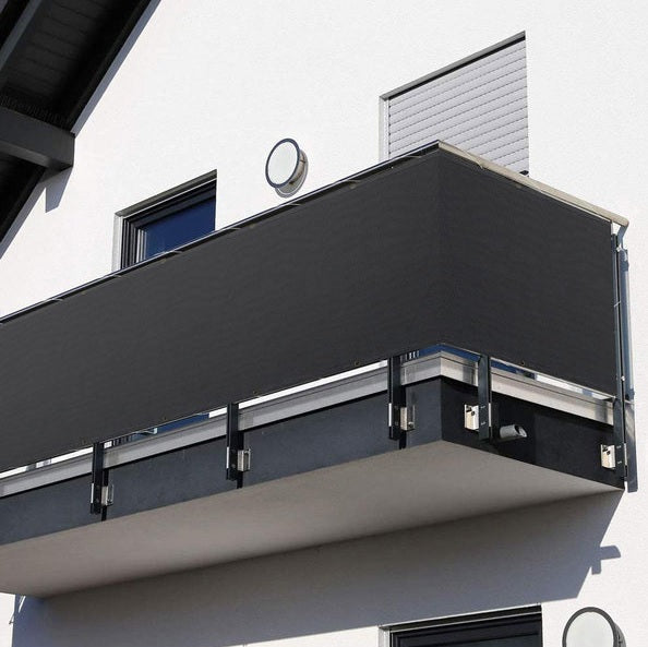 BALCONY COVER 95% GRAPHITE 1x5m UV+ SUN BALCONY MAT Product width 100 cm