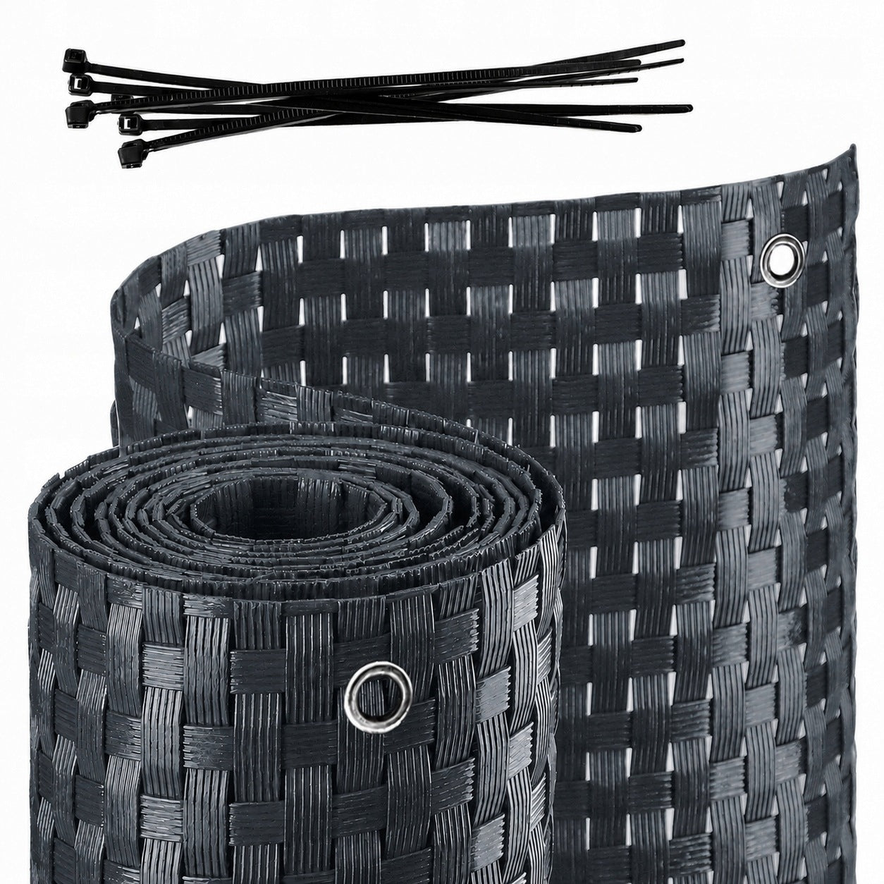 BALCONY COVER TECHNORATTAN 0,9x5m ANTHRACITE BALCONY MAT TERRACE PREMIUM