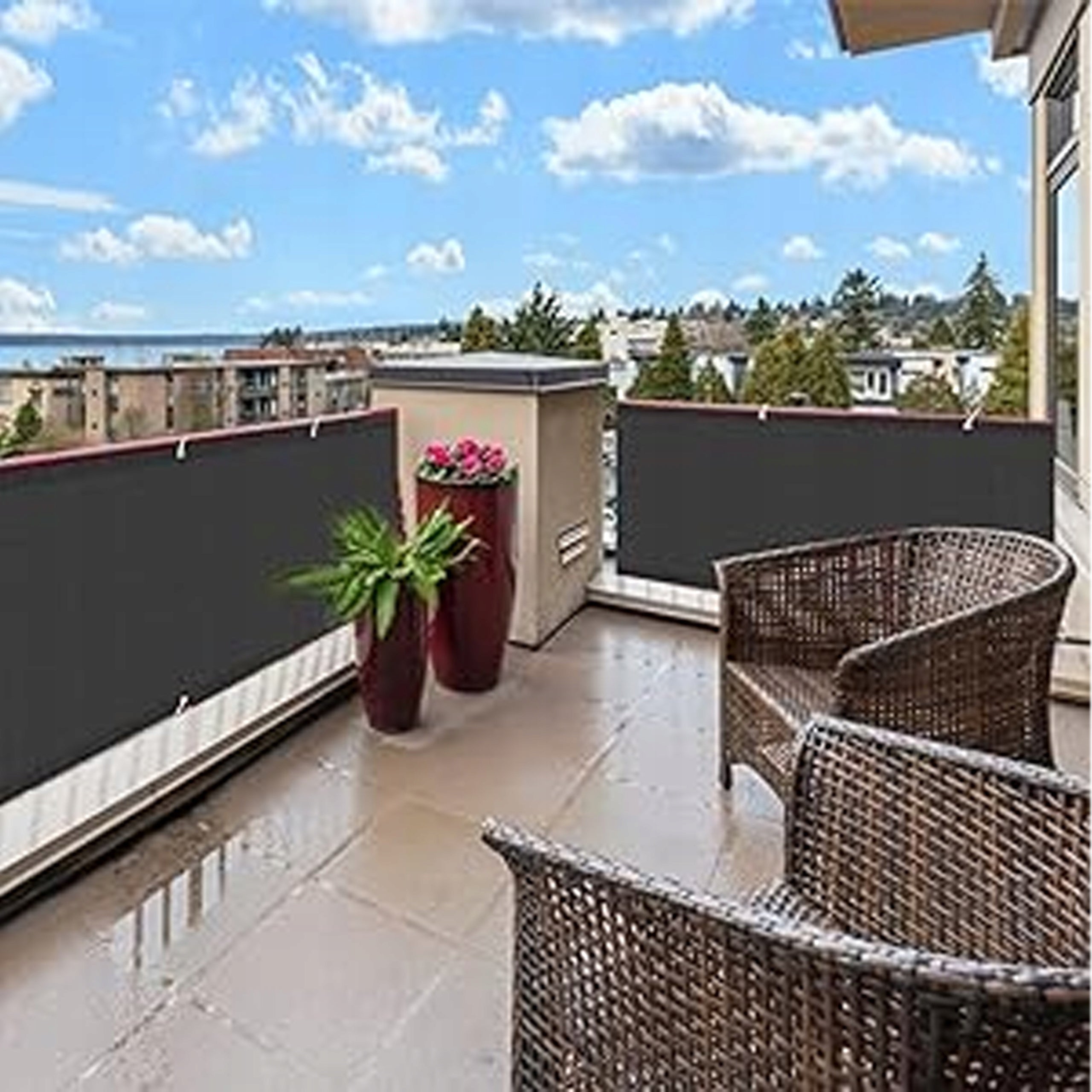 BALCONY COVER TERRACE SUN NET UV 95% 180g 1x5 m Main material other