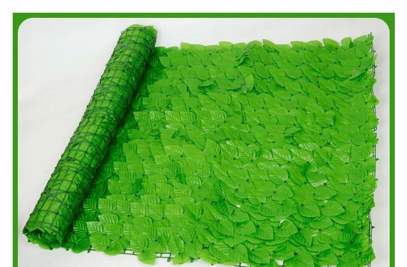BALCONY SCREEN GREEN LEAVES COVER MAT 300X100CM FENCE TERRACE XXL Kind other