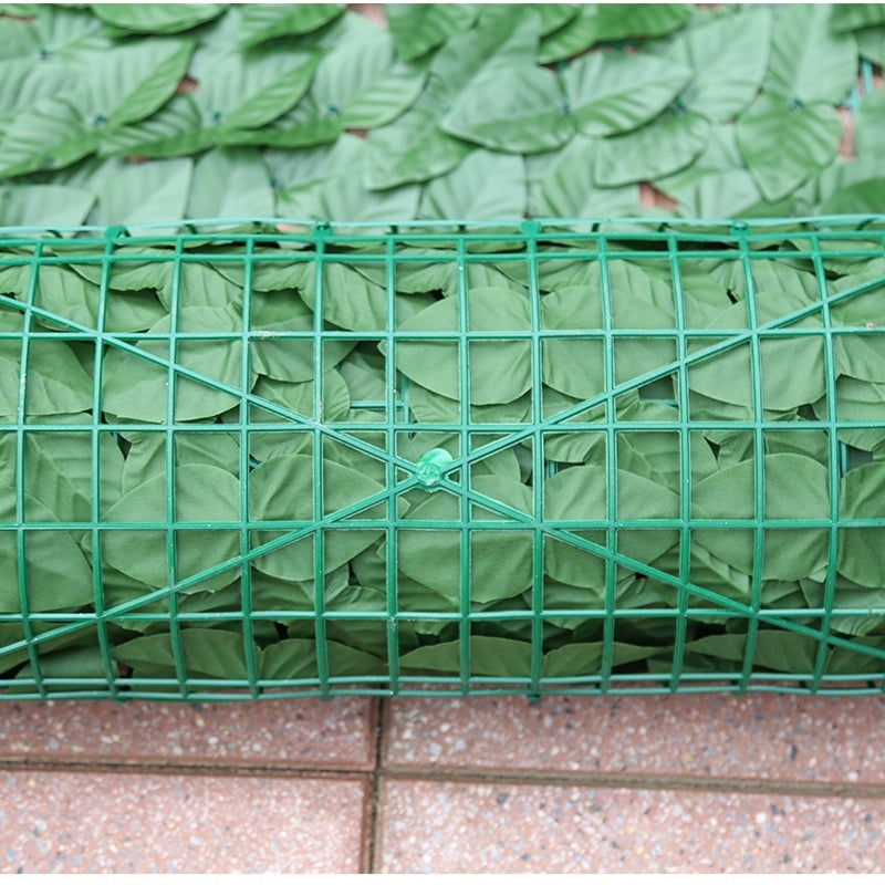 BALCONY SCREEN GREEN LEAVES COVER MAT 300X100CM FENCE TERRACE XXL Product width 600 cm